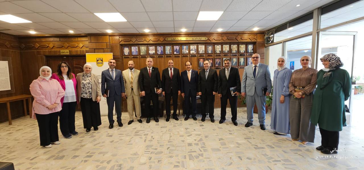 Anbar University delegation at the University of Jordan